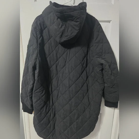 DKNY Quilted Black Jacket/Coat Womens Size XXL - Picture 2 of 8